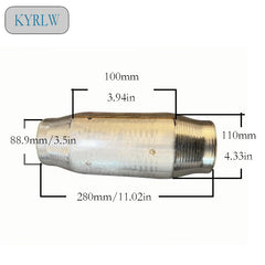 Car Universal Catalytic Converter 3.5‘‘ Euro3/4/5/6 катализатор High Flow Catalytic Converter Catalizador Metal Catalytic