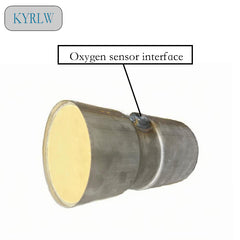 Ceramic catalyst converter with Metal shell include Oxygen sensor interface
