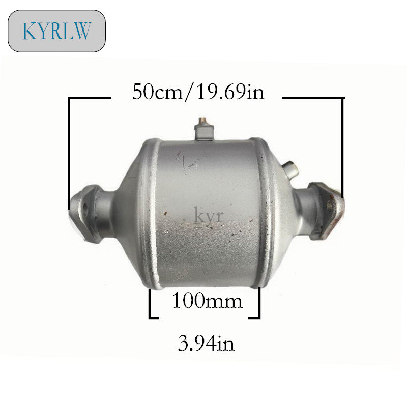 Customer-Specific Universal diesel Particle filter with metal shell  200/300cpsi/cells Honeycomb Metal DPF Honeycomb