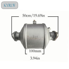 Customer-Specific Universal diesel Particle filter with metal shell  200/300cpsi/cells Honeycomb Metal DPF Honeycomb