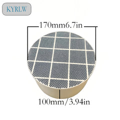 170*100mm 200cpsi High Quality New Low Pressure Loss Catalytic Diesel Particulate Filter Universal Purpose Silicon Carbide DPF