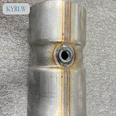 Ceramic catalyst converter with Metal shell include Oxygen sensor interface