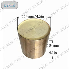 Metal Honeycomb Three Way Catalytic Converter for Petrol Car Exhaust 114*104mm