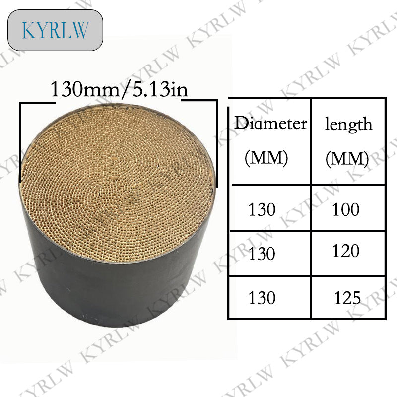 Exhaust Systems Compact and Heat-Resistant Metal Catalysts for Sport Engine honeycomb 130*100/120/125mm 100/200CPSI