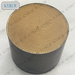 Exhaust System High Temperature Metal Catalysts for Gasoline Sports Car metal honeycomb 123*120mm 100/200CPSI